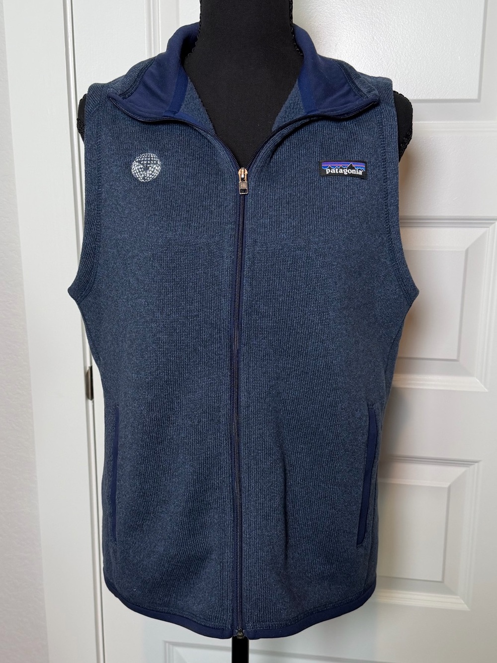 Patagonia Better Sweater Fleece Vest Blue Size Medium | Full Zip
